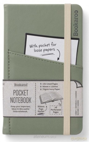 Bookaroo Notatnik Journal Pocket A6 - Zielony