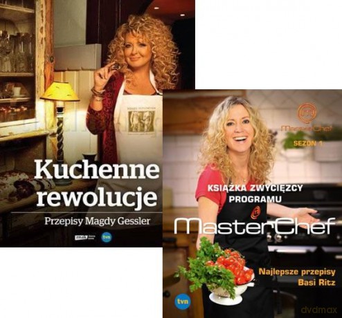 Kuchenne rewolucje + MasterChef - Magda Gessler, Basia Ritz Pakiet [2xKSIĄŻKA]