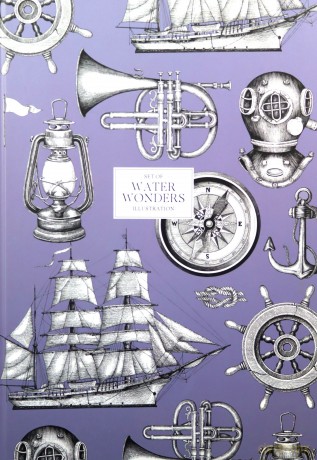 Brulion A4/80K kratka Water Wonders