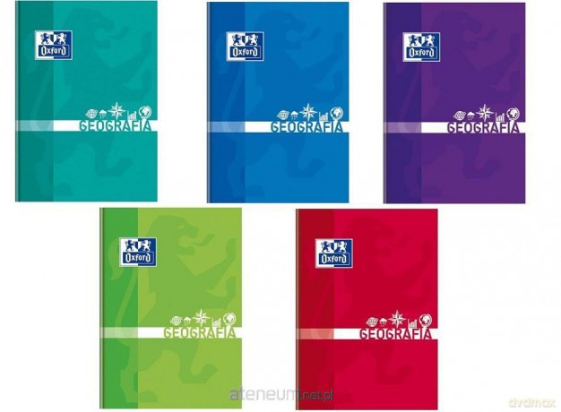 Brulion A5/80K kratka Geografia (5 szt) OXFORD