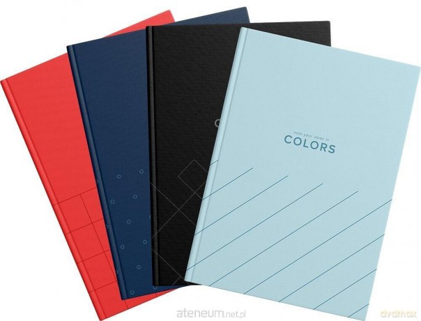 Brulion A5/96K kratka Colors mix (5 szt)