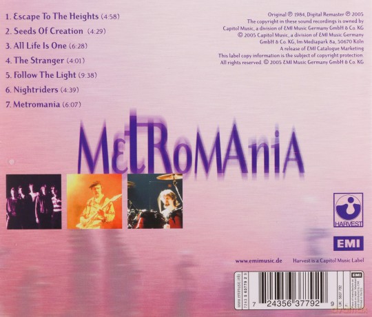 Eloy: Metromania (Remastered) [CD]