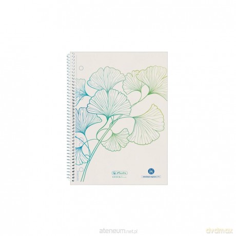 Brulion na spirali A5/70K kr GreenLine (5 szt)