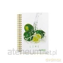 Brulion na spirali A6/100K kratka limonki