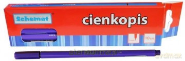 Cienkopis 0,4mm fioletowy (10 szt)