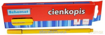 Cienkopis 0,4mm pomarańczowy (10 szt)
