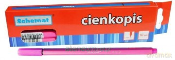 Cienkopis 0,4mm różowy (10 szt)