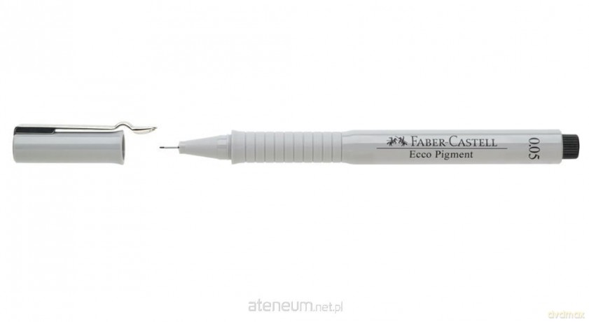 Cienkopis Ecco Pigment 0,5mm czarny (10 szt)