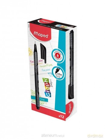 Cienkopis Graph Peps deco czarny (12 szt)