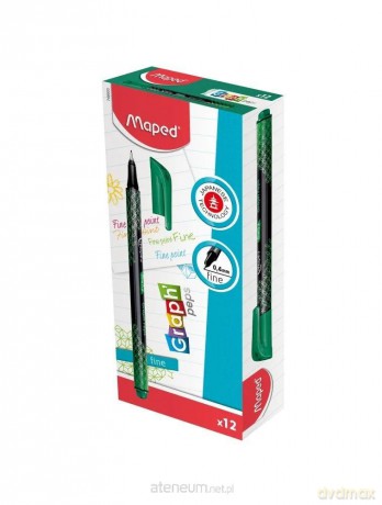 Cienkopis Graph Peps deco zielony (12 szt)