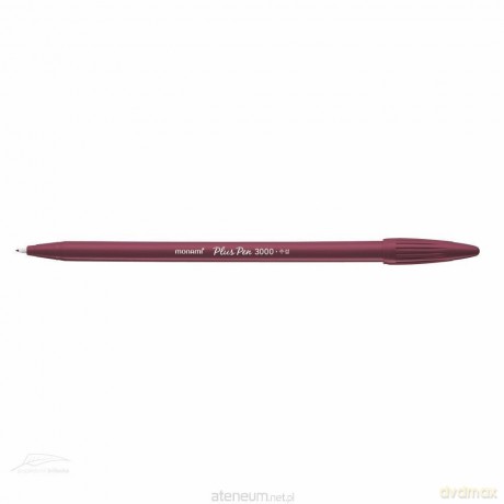 Cienkopis Plus Pen 3000 ciemny czerwony (12 szt)
