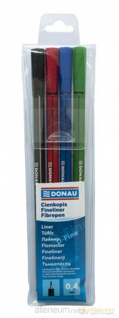Cienkopisy 0,4mm 4 szt