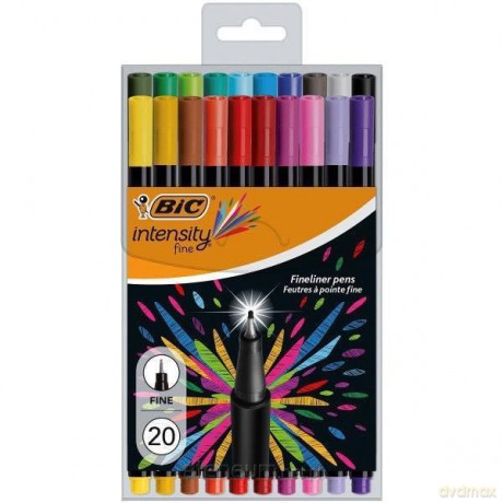 Cienkopisy Intensity Fine AST+FUN mix 20 szt