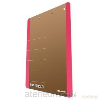 Clipboard z klipsem A4 różowy