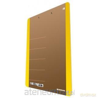 Clipboard z klipsem A4 żółty