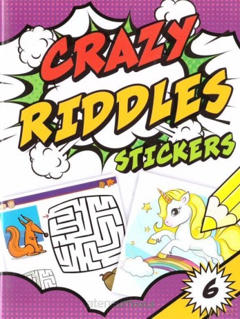 Crazy riddles z naklejkami 6 [KSIĄŻKA]