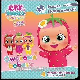 Cry babies. Puzzle i kolorowanki. Owocowe bobasy [KSIĄŻKA]