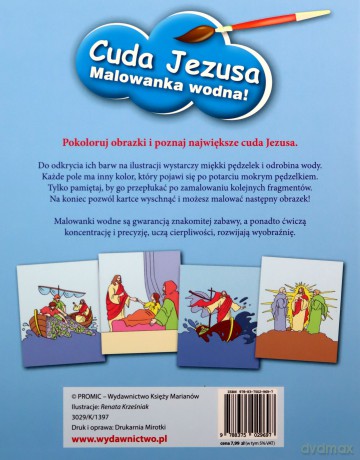 Cuda Jezusa - malowanka wodna [KSIĄŻKA]