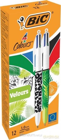 Długopis 4 Colours Velour mix (12 szt)