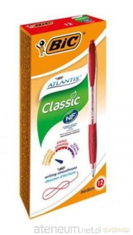 Długopis Atlantis Classic czerwony (12 szt)