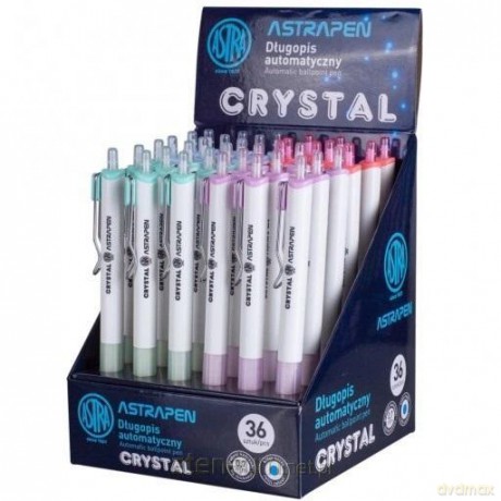 Długopis automat. Pen Crystal white (36 szt)