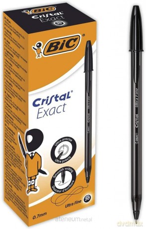 Długopis Cristal Exact czarny (20 szt)