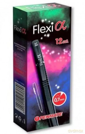 Długopis Flexi Alpha czarny (12 szt)