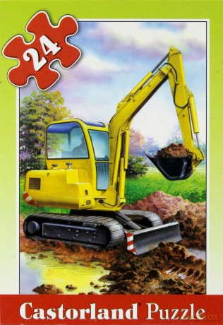 CASTOR 24 MINI Koparka A-02405-BM [PUZZLE]