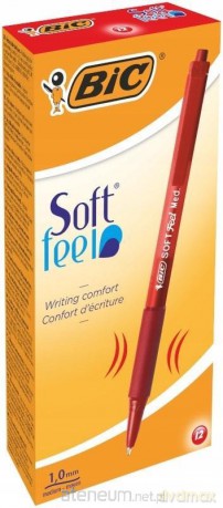 Długopis Soft Feel czerwony (12 szt)