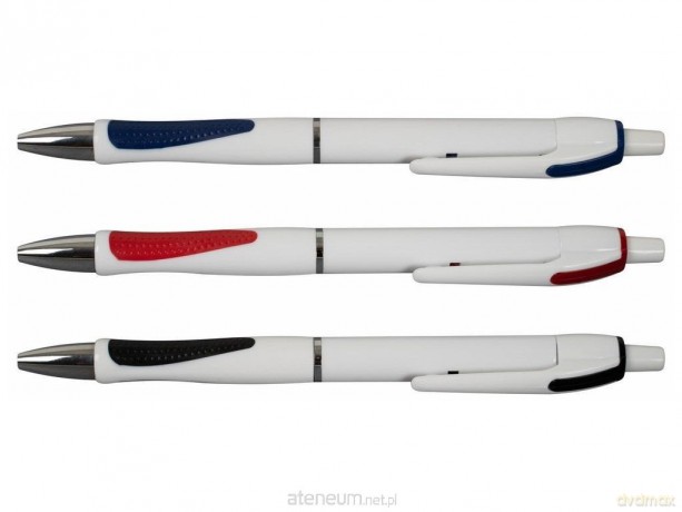 Długopis Solidly White MIX (50 szt)