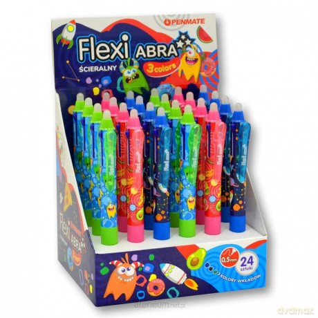 Długopis ścieralny Flexi Abra (24 szt)