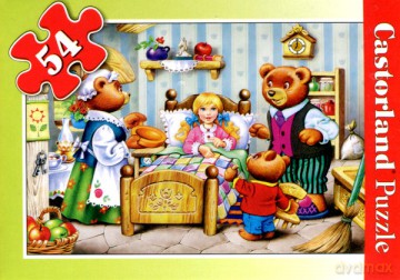 CASTOR 54 MINI Dziewczynka i misie A-08521-B [PUZZLE]