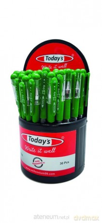 Długopis Today's Z5 Grip Green (30 szt)