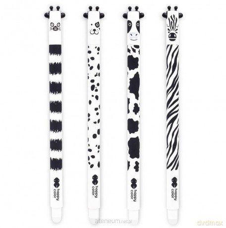 Długopis usuwalny Black&White 0,5mm nieb. (12 szt)