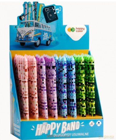 Długopis usuwalny Pixi 0,5mm niebieski (40 szt)