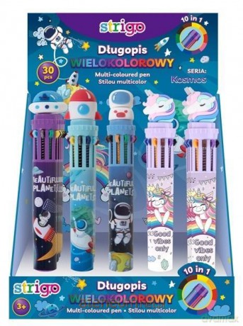 Długopis wielokolorowy Cosmos&Unicorn (30 szt)