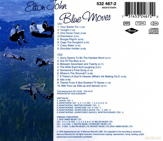 Elton John: Blue Moves [2CD]