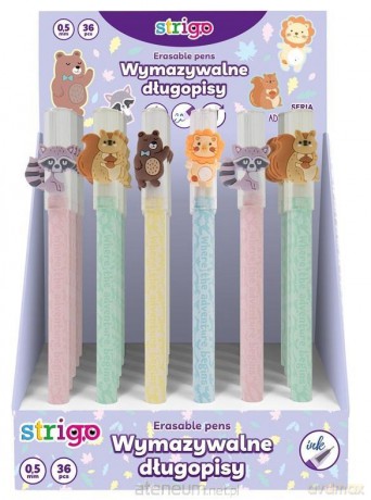 Długopis wymazywalny Strigo Adventure (36 szt)