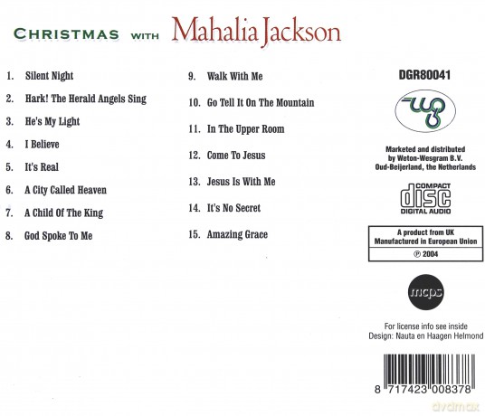 Christmas With Mahalia Jackson [CD]