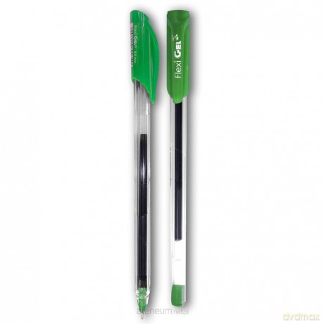 Długopis żelowy Flexi Abra Gel zielony (12 szt)