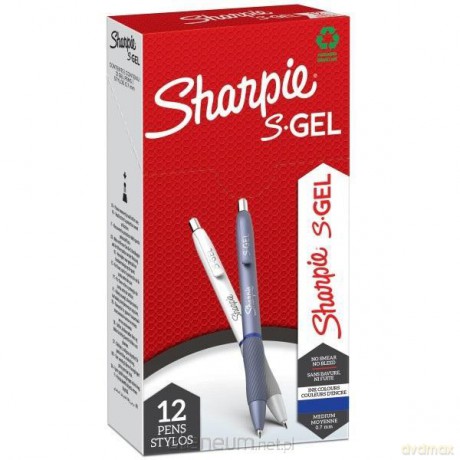Długopis żelowy S-GEL 0.7mm MIX (12 szt)