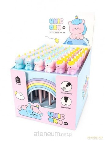 Długopis żelowy Silky Unicorn (48 szt)