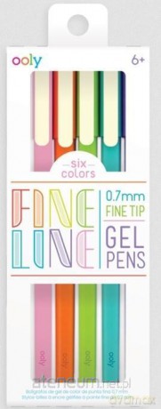 Długopisy żelowe Fine Line 6 szt
