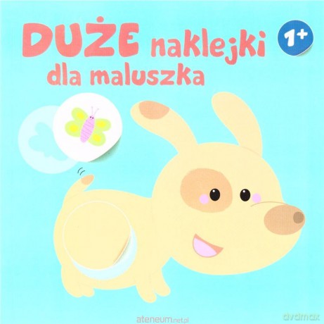 Duże naklejki dla maluszka 1+ - Piesek [KSIĄŻKA]