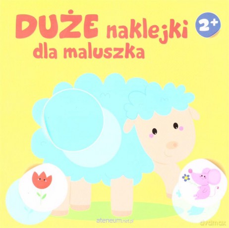 Duże naklejki dla maluszka 2+ - Owieczka [KSIĄŻKA]