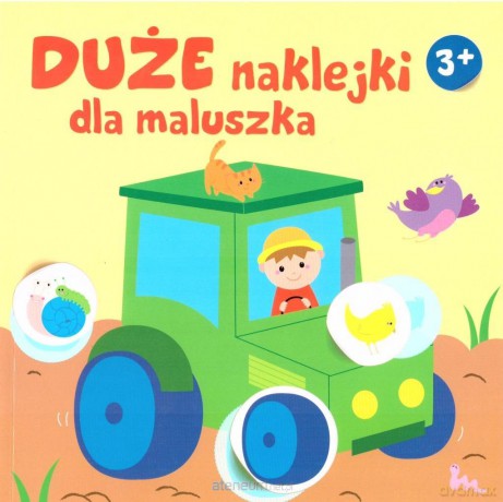 Duże naklejki dla maluszka 3+ - Traktor [KSIĄŻKA]