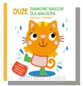 Duże piankowe naklejki Kotek [KSIĄŻKA]