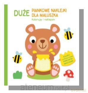 Duże piankowe naklejki Miś [KSIĄŻKA]