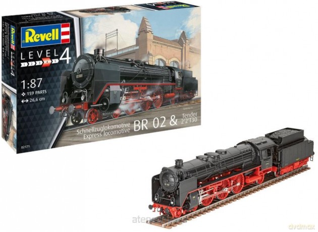 Express Lok02 m.Tender 2'2' 1:87