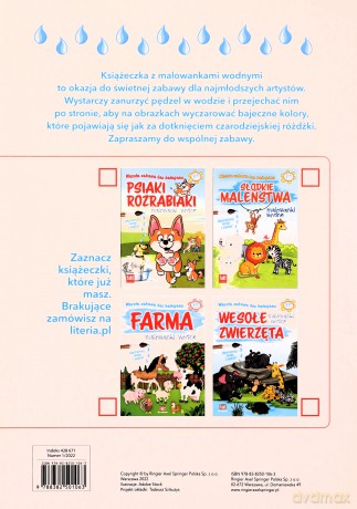 Fakt dla malucha. Malowanki wodne. Wesołe kotki [KSIĄŻKA]